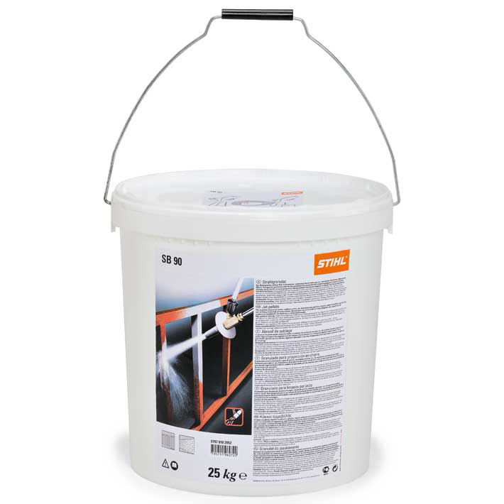 Produktabbildung: STIHL - Strahlgranulat SB 90 (Eimer, 25 Kilogramm)